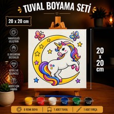Mervin Store Çocuk & Yetişkin Tuval Boyama Seti - Çocuk Gelişim, Tuval Seti (Boya ve Fırça)
