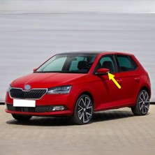 Kazan Hobi Sol Dikiz Ayna Sinyal Lamba Camı 6V0949101 Skoda Fabia 3 ile Uyumlu 2018-2021