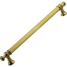 Kazan Hobi Kapak, Osmanlı Metal Çizgili Altın Kulp 224 mm 22.4 cm Mobilya Çekmece Mutfak Dolabı Dolap Kulb Kulpu