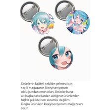 Kazan Hobi Hatsune Miku Anime Buton Rozet, 3 Adet 37 mm