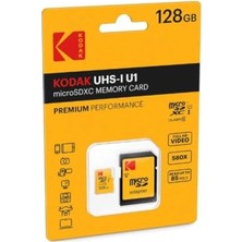 Kazan Hobi EKMSDM128GXC10K Premium 128GB Microsdxc Speicherkarte; Highspeed, Sd-Adapter Uhs-I, U1, Bis 85 Mb/sek
