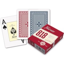 Kazan Hobi Poker Oyun Kartları Nº 818, Jumbo Endeks, Kırmızı Veya Mavi