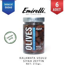 Kalamata Style Siyah Zeytin 315G x 6 Adet - Çekirdeksiz