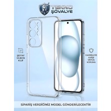 Tekno Şövalye Redmi A4 Şeffaf Silikon Kılıf (Darbe Emici)