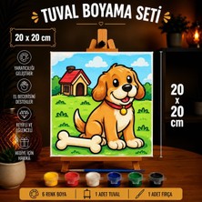 Mervin Store Çocuk & Yetişkin Tuval Boyama Seti - Çocuk Gelişim, Tuval Seti (Boya ve Fırça)
