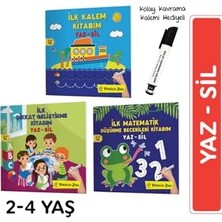 Kazan Hobi Mucit Karınca Yaz Sil Serisi; 1 Aktivite Kitabı, Yazsil1