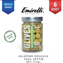 Pickled Jalapeno Dolgulu Zeytin 315G x 6 Adet - Acılı Zeytin