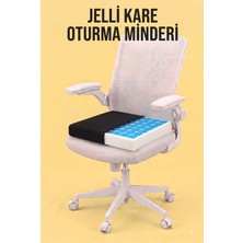 Dear Visco Serinletici Jelli Kare Oturma Minderi Tekerlekli Sandalye Minderi 45*43*7 cm DVJM-01S
