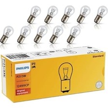Kazan Hobi (10 Adet) 12V P21-5W Stop-Sinyal Ampulü (1016) 12499CP Ean- 8711500481603