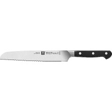 Kazan Hobi Pro Ekmek Bıçağı, 20 Cm, Siyah, Dalgalı Kenar