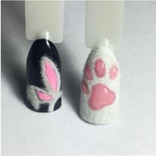 Kazan Hobi Nar Çiçeği Kırmızı Flok Nail Art, 5 G