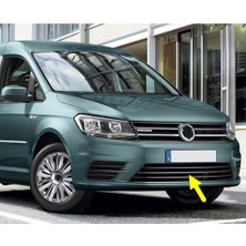 Kazan Hobi Ön Tampon Alt Izgara Siyah Tip Kromsuz 2K5853677 Vw Caddy ile Uyumlu 2016-2020