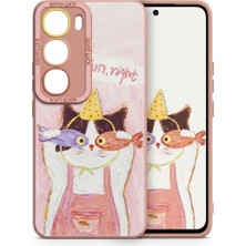 Nezih Case Vivo V40 Lite ile Uyumlu Kamera Korumalı Desenli Silikon Kılıf
