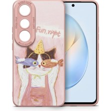 Nezih Case Vivo V50 Lite ile Uyumlu Kamera Korumalı Desenli Silikon Kılıf