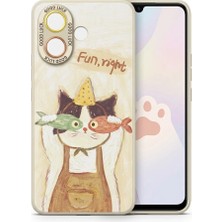 Nezih Case Vivo V60 Lite ile Uyumlu Kamera Korumalı Desenli Silikon Kılıf