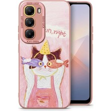 Nezih Case Infinix Hot 50 ile Uyumlu Kamera Korumalı Desenli Silikon Kılıf