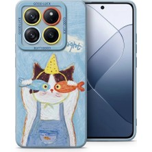 Nezih Case Mi 14T Pro ile Uyumlu Kamera Korumalı Desenli Silikon Kılıf