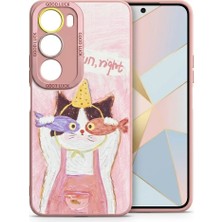 Nezih Case Vivo Y19S ile Uyumlu Kamera Korumalı Desenli Silikon Kılıf