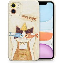 Nezih Case Iphone 11 ile Uyumlu Kamera Korumalı Desenli Silikon Kılıf