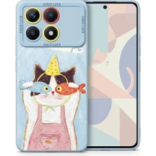 Nezih Case Poco X6 Pro ile Uyumlu Kamera Korumalı Desenli Silikon Kılıf