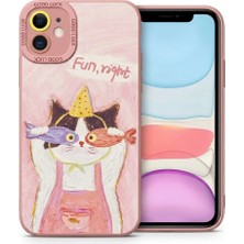 Nezih Case Iphone 11 ile Uyumlu Kamera Korumalı Desenli Silikon Kılıf