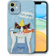 Nezih Case Iphone 11 ile Uyumlu Kamera Korumalı Desenli Silikon Kılıf