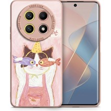 Nezih Case Honor Magic 7 Lite ile Uyumlu Kamera Korumalı Desenli Silikon Kılıf