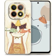 Nezih Case Redmi Note 15 ile Uyumlu Kamera Korumalı Desenli Silikon Kılıf