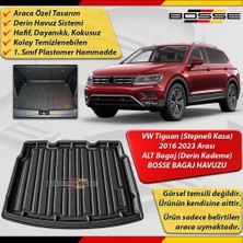 VW Tiguan Bagaj Havuzu ALT BAGAJ (Derin Kademe) Stepneli Kasa İçin 2016 2023 Arası BOSSE