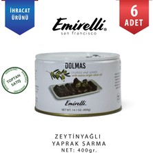 Zeytinyağlı Yaprak Sarma (Dolma) 400 gr x 6 Adet - Hazır Konserve