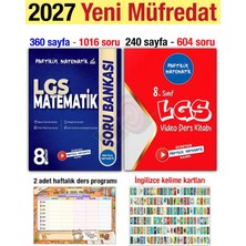 8. Sınıf 2027 Partikül Matematik Soru Bankası Lgs Video Ders Kitabı Seti