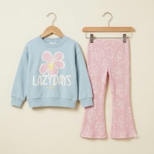 My Kids Wear Kız Çocuk Günlük Takım - Trend Baskılı 2'li Set 12943