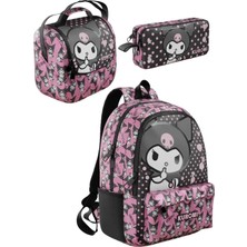 Wiggle Kuromi  Lisanslı Pembe 3lü Ilkokul Çanta Seti 3161SETPEMBE