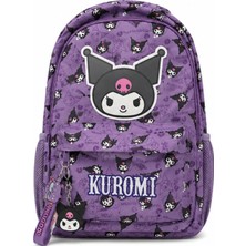 Wiggle Kuromi  Lisanslı 3 Bölmeli Ilkokul Çantası Desenli