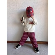 My Kids Wear %100 Pamuklu Sweatshirt Desenli 2'li Erkek Bebek&çocuk Takımı