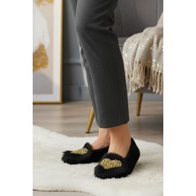 Ceyda Shoes Süslü Kadife Ev,hac Tavaf Umre Babeti, Hediye, Günlük Babet,tüylü Babet, Panduf, Patik, Gösteri Pisi Pisi