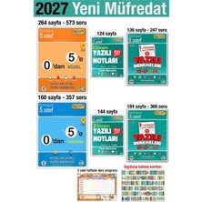 Tonguç Akademi 5. Sınıf 2027 1. 2. Dönem Yazılı Notları Denemeleri Konu Anlatımlı Soru Bankası Seti 0'dan 5