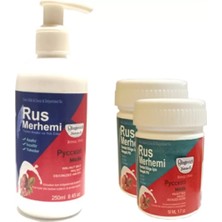 Najmaddin Sh Olegovich Medicine Rus Merhemi Tüy Dökücü Azaltıcı Krem Merhem 250 ml 1 Ad + Rus Merhemi Ge