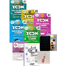 Günay Yayınları 6.sınıf Zoom 5'li Set+Ankara Yayınları ve Gizli Yayınları Deneme+Lego+Çanta Süsü+Vantuz