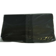 Orta Boy Atlet Geri Dönüşüm Granül Çanta Poşet 47X27 cm Kalın Siyah 1000 gr 1 Paket
