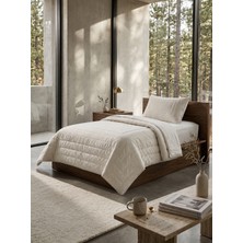 Med Home %100 Doğal Merinos Kuzu Yünü Yorgan 160X220 cm Tek Kişilik 2500 gr Dolgulu %100 Pamuk Kılıflı Terletmeyen Doğal Yorgan