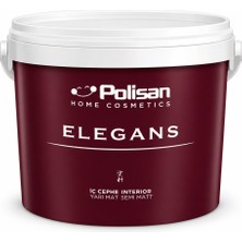 Polisan Elegans Yarı Mat Silikonlu Iç Cephe Boyası 12.5 Lt Beyaz