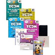 Günay Yayınları 6.sınıf Zoom 4'lü Set+Ankara Yayınları+Gizli Yayınları Deneme+Lego+Fermuar Süsü+Vantuz