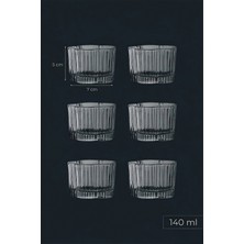 iselahome Margherita Cam Tatlı,dondurma,magnolya Sunum Kasesi/kahvaltılık ve Çeriz Seti 6 Lı 140 ml