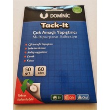 Modellino 60 Adetli 50GR Tack-It Dominic Çok Amaçlı Tekrar Kullanılabilir Hamur Yapıştırıcı - 1 Paket
