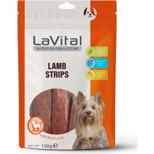 Lavital Köpek Ödül Maması Kuzu Etli Şerit 100G x 10 Adet