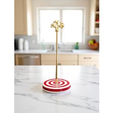 Feray Home Kağıt Havluluk - Kırmızı Klasik Zebra Gold