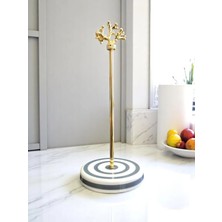 Feray Home Kağıt Havluluk - Gri Klasik Zebra Gold