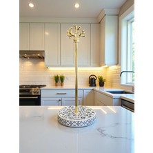 Feray Home Kağıt Havluluk - Ceramic Desen Gold