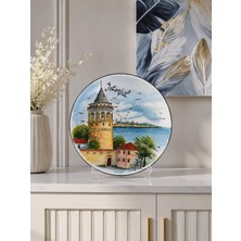 Feray Home Ev Dekorasyonu - El Yapımı 30 cm Dekoratif Tabak